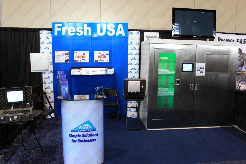 Démonstration d’un système Fresh USA au salon de Chicago