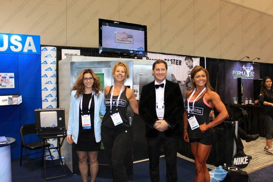 Équipe Fresh USA lors du salon professionnel de Chicago