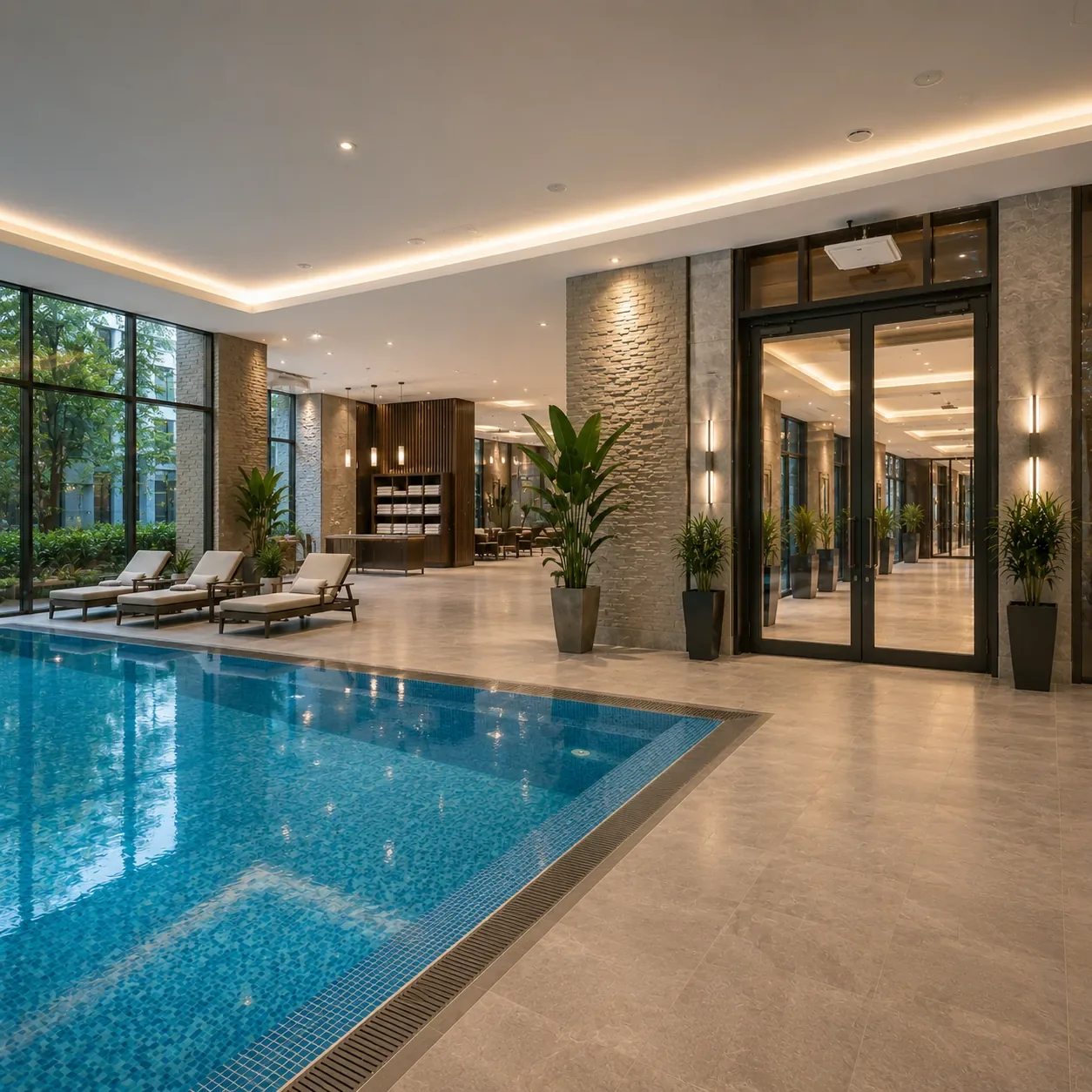 perte de serviettes: Réduction des pertes de serviettes en piscine, spa ou hôtel