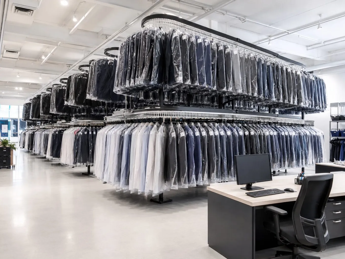 convoyeur de vêtements: Convoyeurs de vêtements professionnels pour stockage suspendu